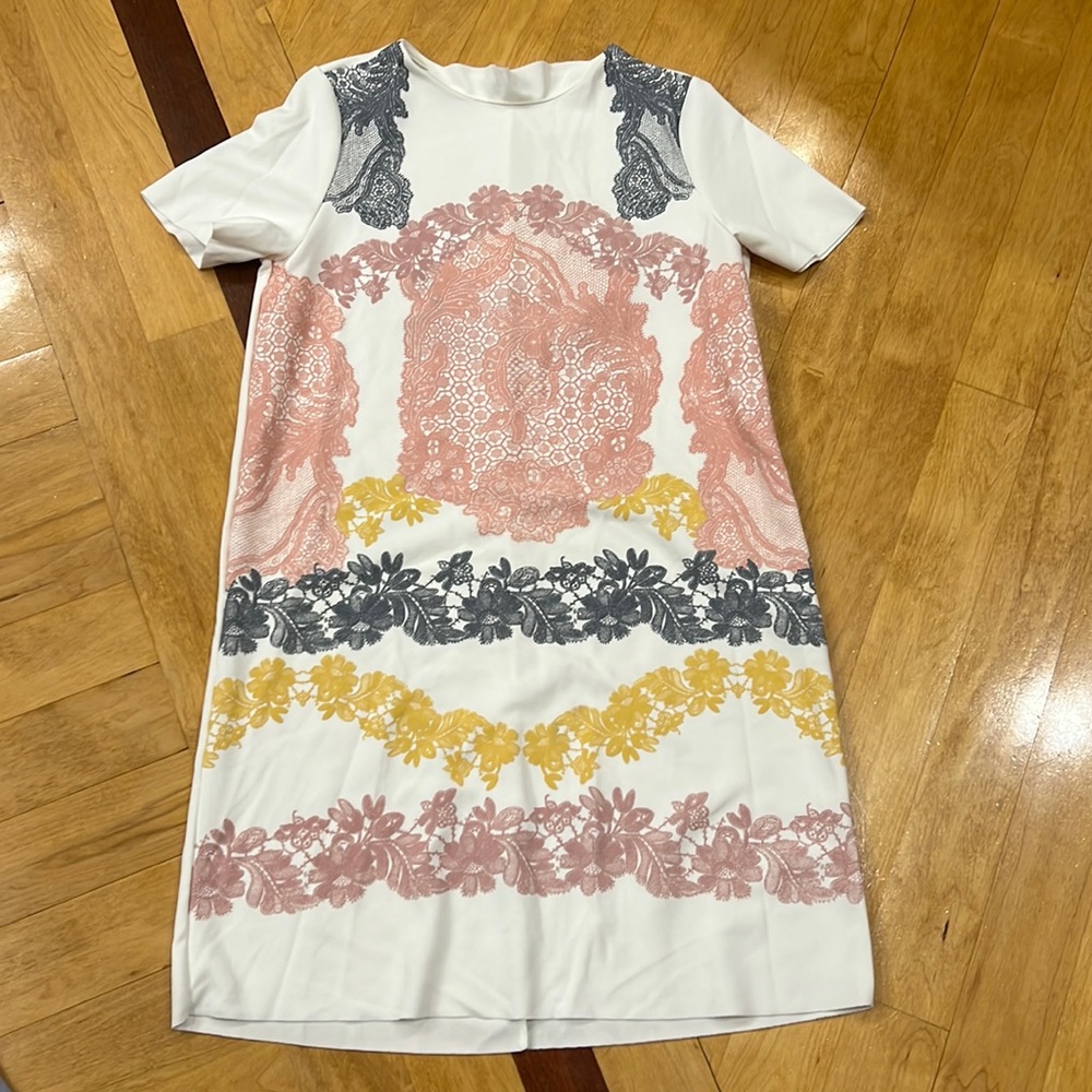 Womens zara white summer dress